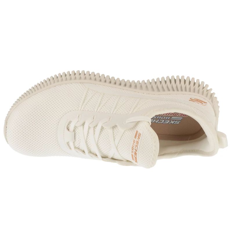 Skechers Bobs Geo-New Aesthetics Női Utcai Cipő - Fehér 117417-OFWT