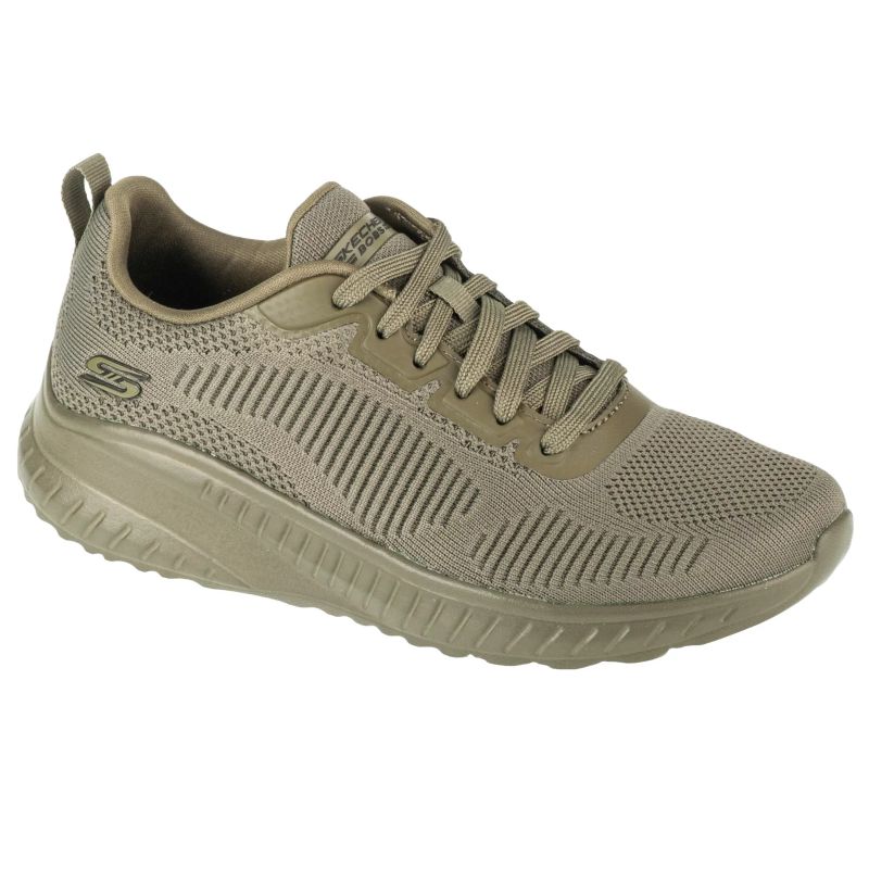Skechers Bobs Squad Chaos Face Off Női Utcai Cipő Oliva Zöld 117209-OLV