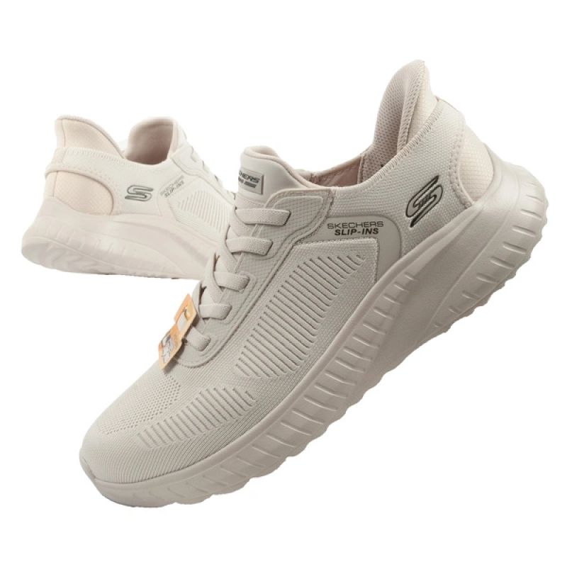 Skechers Bobs Squad Chaos SLIP-INS ecru men's sneakers férfi utcai cipő