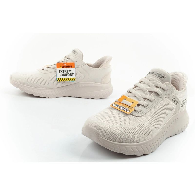 Skechers Bobs Squad Chaos SLIP-INS ecru men's sneakers férfi utcai cipő