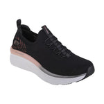 Skechers D'Lux Walker Let It Glow Férfi Utcai Cipő - Fekete 149366-BKRG