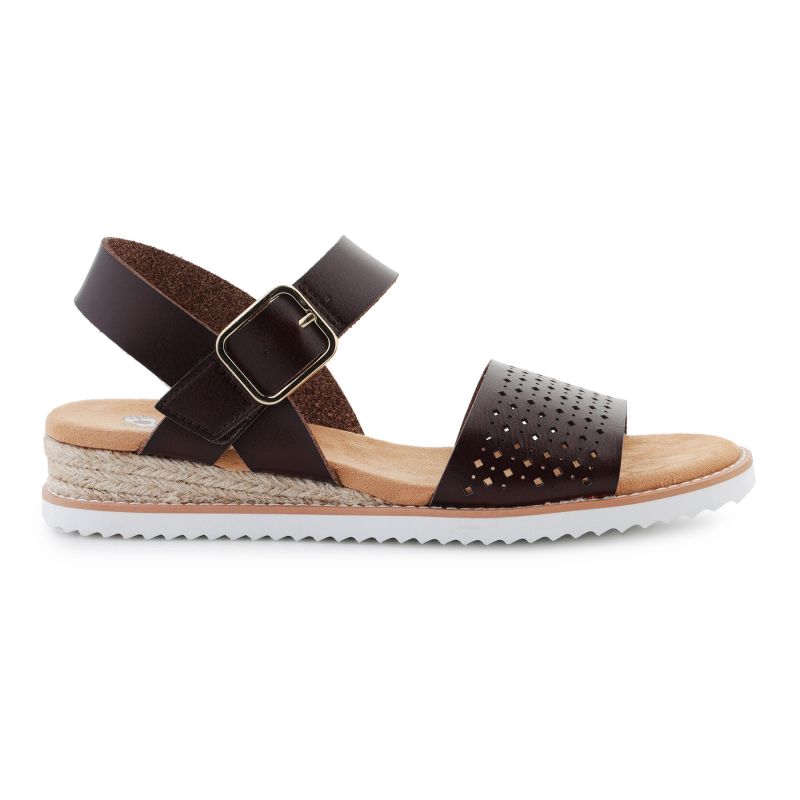 Skechers Desert Kiss-Sunny Flair W 114143-CHOC Sandals cipő - Sportmania.hu