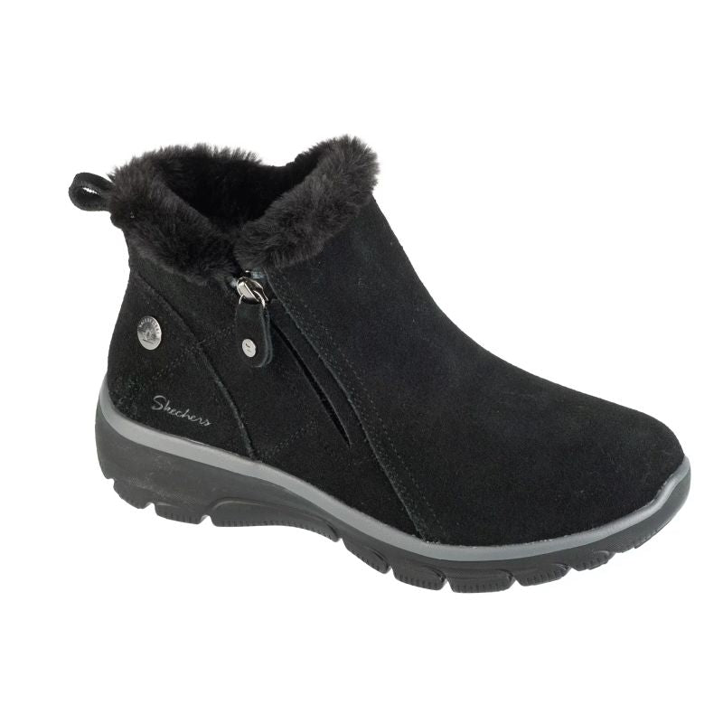 Skechers Easy Going High Zip 2 Női Utcai Cipő Fekete 168042-BBK