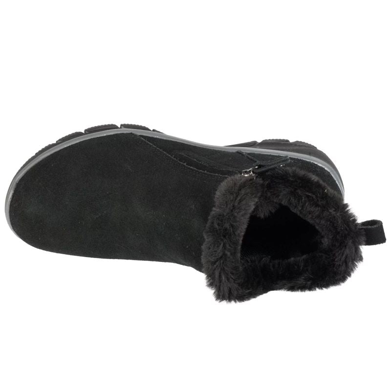 Skechers Easy Going High Zip 2 Női Utcai Cipő Fekete 168042-BBK