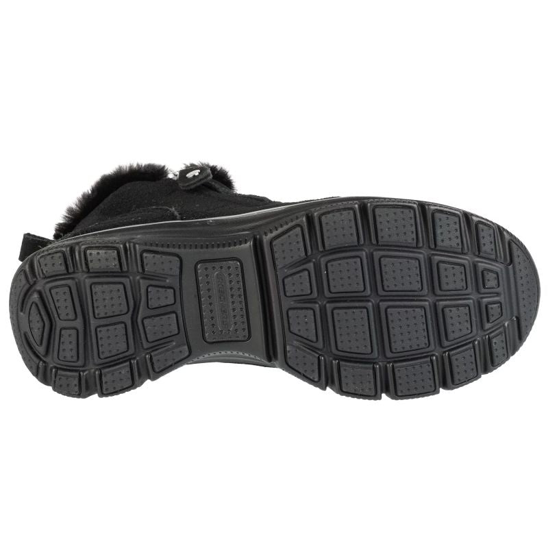 Skechers Easy Going High Zip 2 Női Utcai Cipő Fekete 168042-BBK