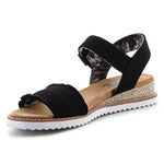 Skechers Espadrilles BOBS Adobe Princess W 113541-BLK Sandals Cipő - Sportmania.hu