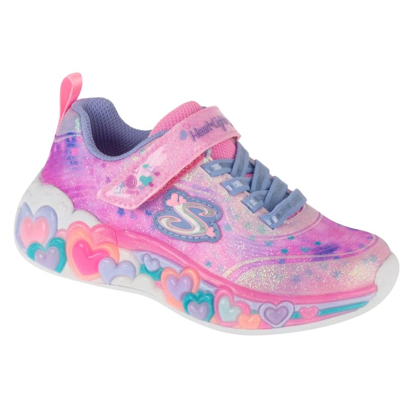 Skechers Eternal Heart Lights Pink gyerek 302696L-LPMT