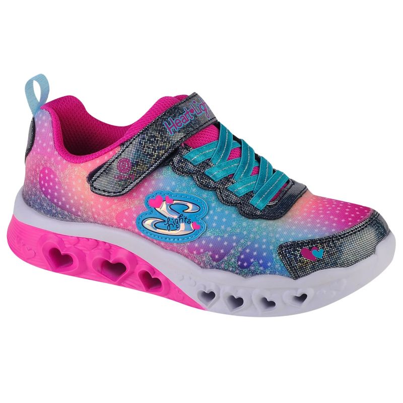 Skechers Flutter Heart Lights Multicolor gyerek 302315L-NVMT
