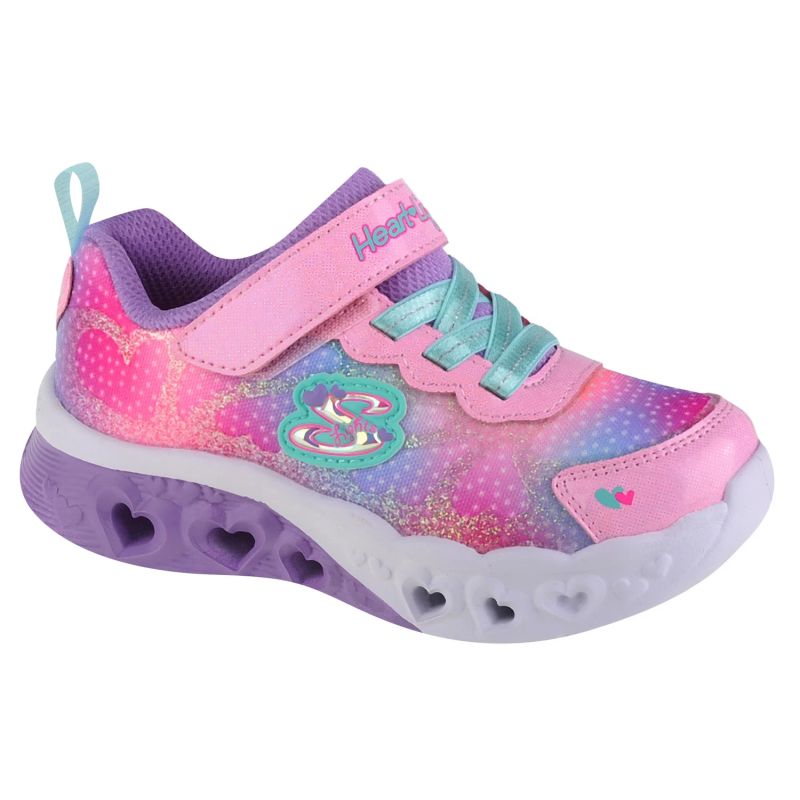 Skechers Flutter Heart Lights Pink gyerek 302315N-PKMT