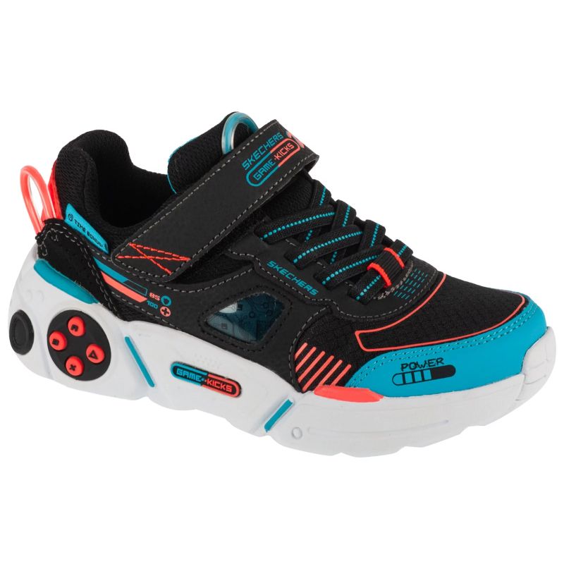 Skechers Gametronix 2.0 Black gyerek 402270L-BKMT