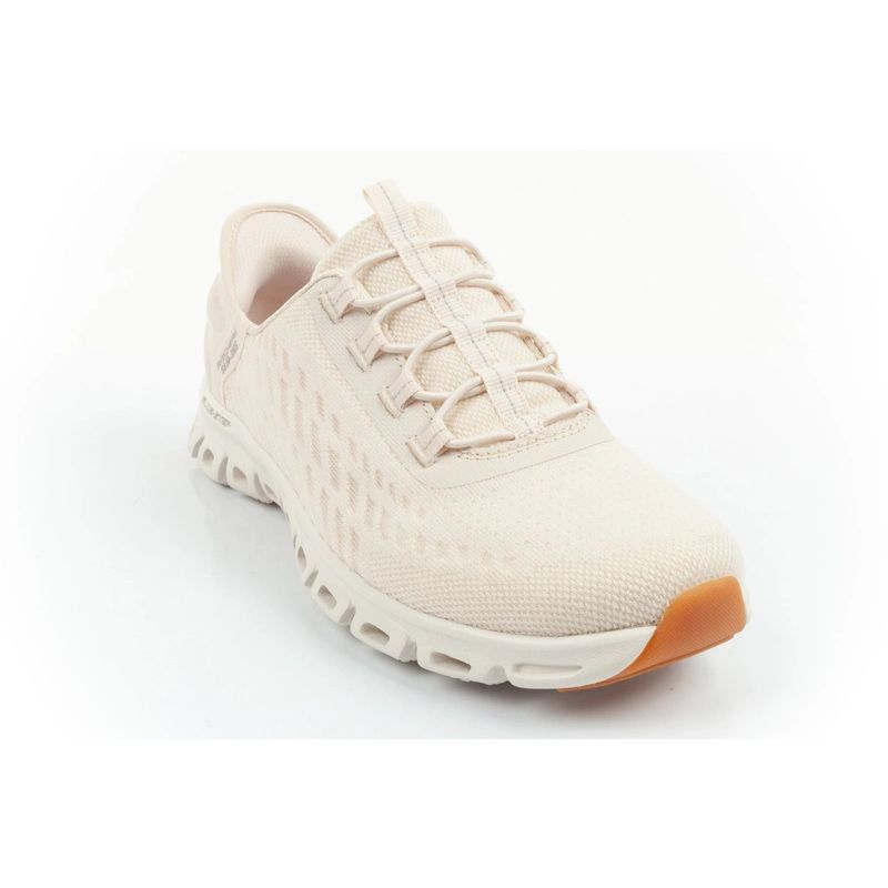 Skechers Glide-Step women's sneakers comfortable ecru slip-ins cipő női