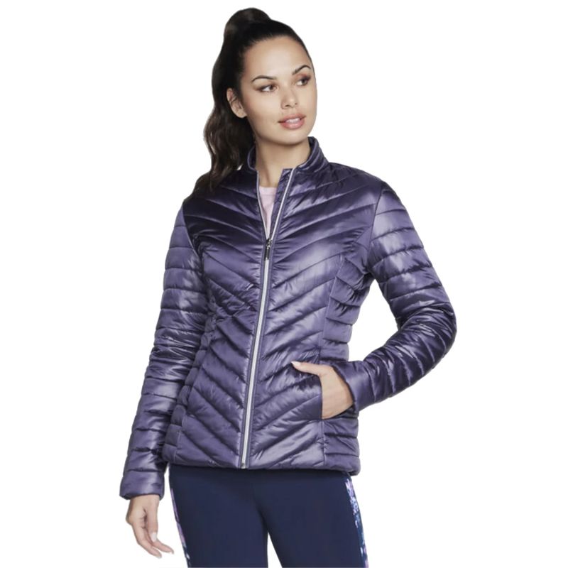 Skechers GO Shield Shine Purple férfi Dzseki JA150-PRCC