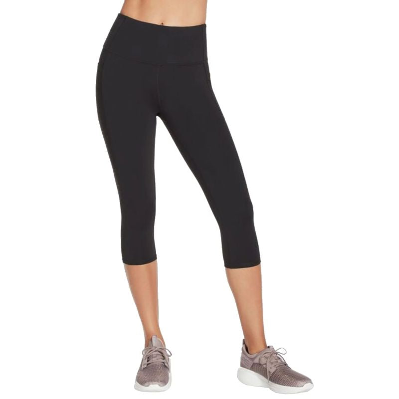 Skechers Go Walk High Waisted Capri Short Black Cipő W2CP2-BLK