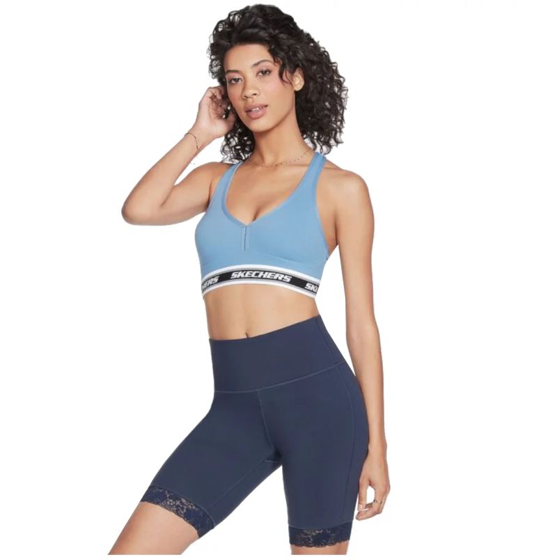 Skechers Go Walk Jacquard Bra Blue Cipő W3BR90-BLGY
