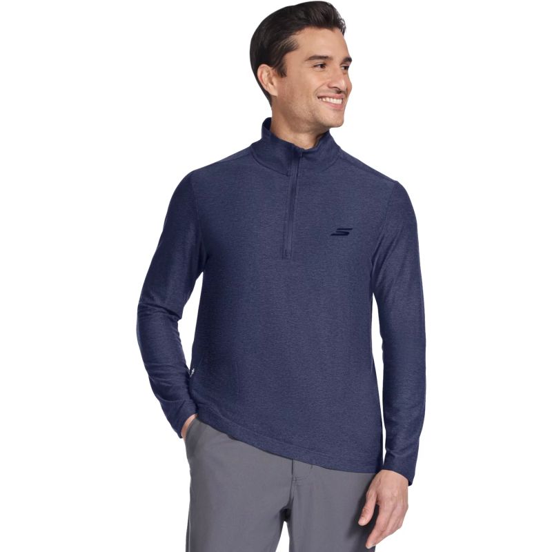 Skechers GoDri All Day 1/4 Zip Navy kék LT71-NVY