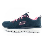 Skechers Graceful-Get women's sports comfortable lightweight breathable navy blue Cipő női 12615/NVHP