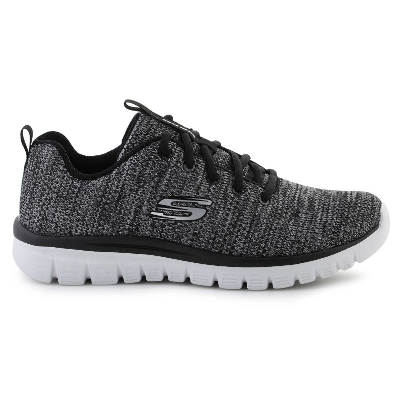Skechers Graceful Twisted Fortune M 12614-BKW shoes cipő - Sportmania.hu