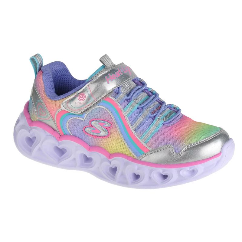 Skechers Heart Lights-Rainbow Lux Gray gyerek 302308L-SMLT