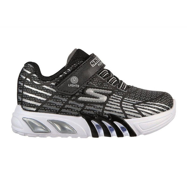 Skechers Infants' S Lights Flex-Glow Elite Jr sneakers 400135N-BKGY Cipő