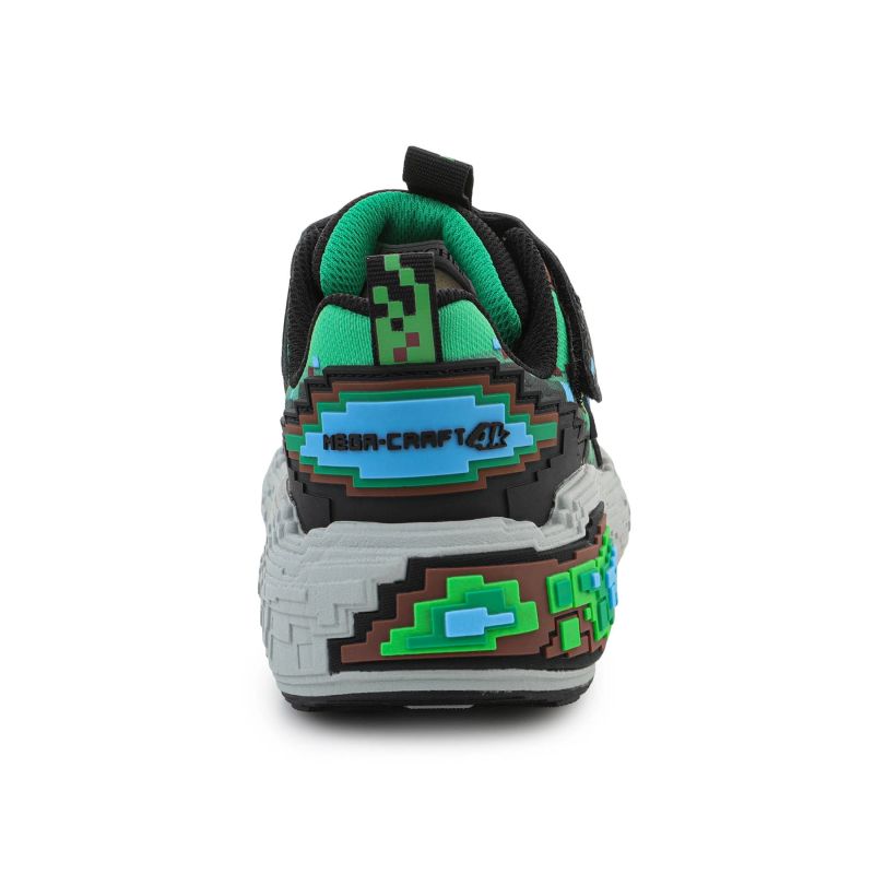 SKECHERS MEGA-CRAFT 4K Brown/Multi barna gyerek utcai cipő 402160L-BRMT
