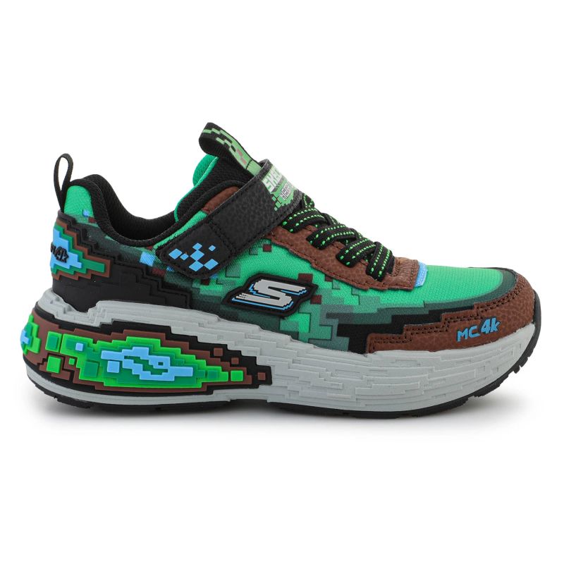 SKECHERS MEGA-CRAFT 4K Brown/Multi barna gyerek utcai cipő 402160L-BRMT