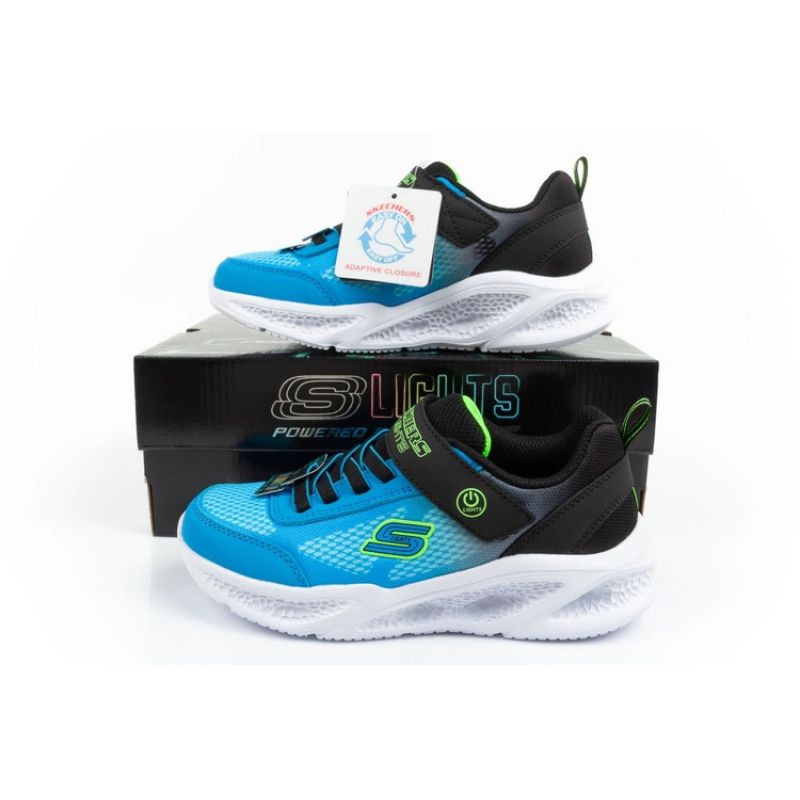 Skechers Meteor-Lights-Krendox Jr 401495L/BKBL shoes Cipő