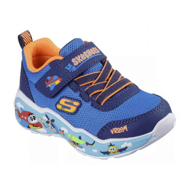 Skechers Play Scene Navy/Multi sötétkék gyerek utcai cipő 407312N-NVMT