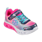 Skechers S-Lights Flutter Heart Lights - Simply Love 302315L-NVMT Navy/Multi sötétkék gyerek utcai cipő 302315-NVMT