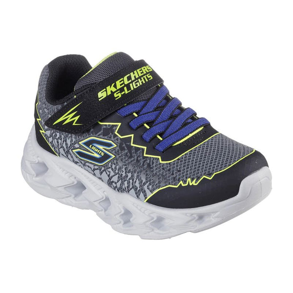 Skechers S Lights Vortex 2.0 Zorento Jr Shoes 400603l-bkyl