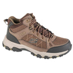 Skechers Selmen Melano Férfi Utcai Cipő - Barna 204477-CHOC