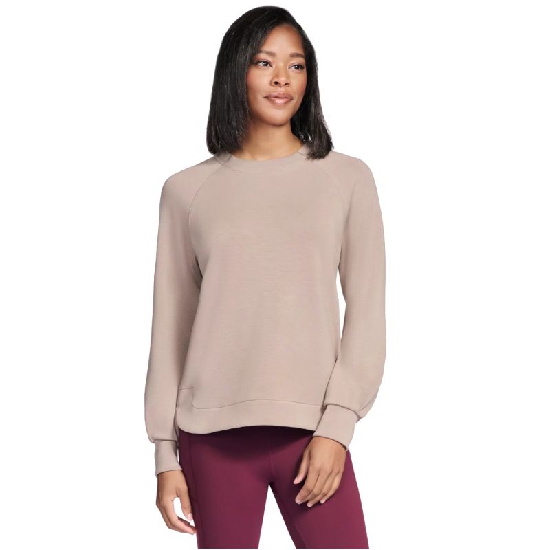Skechers Skechluxe Elevate Crewneck Beige L LT152-TPBR