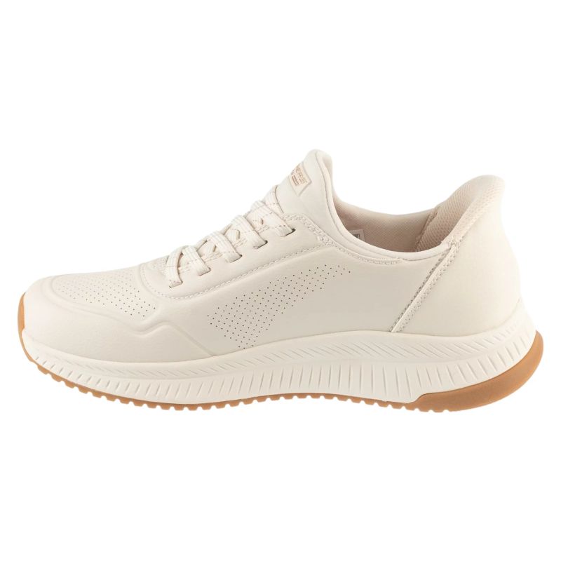 Skechers Slip-Ins: Bobs Squad 4 – Key Look Size utcai cipő, fehér