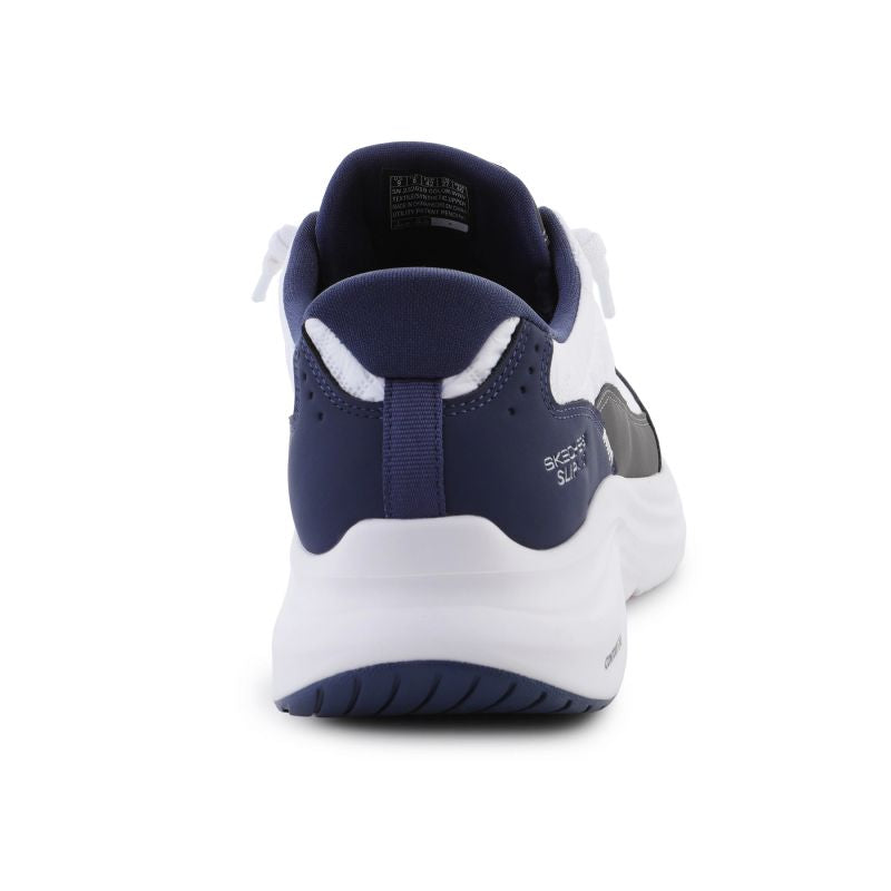 Skechers Slip-ins: Contour Foam - Cozy Fit White/Navy Cipő 232619-WNV