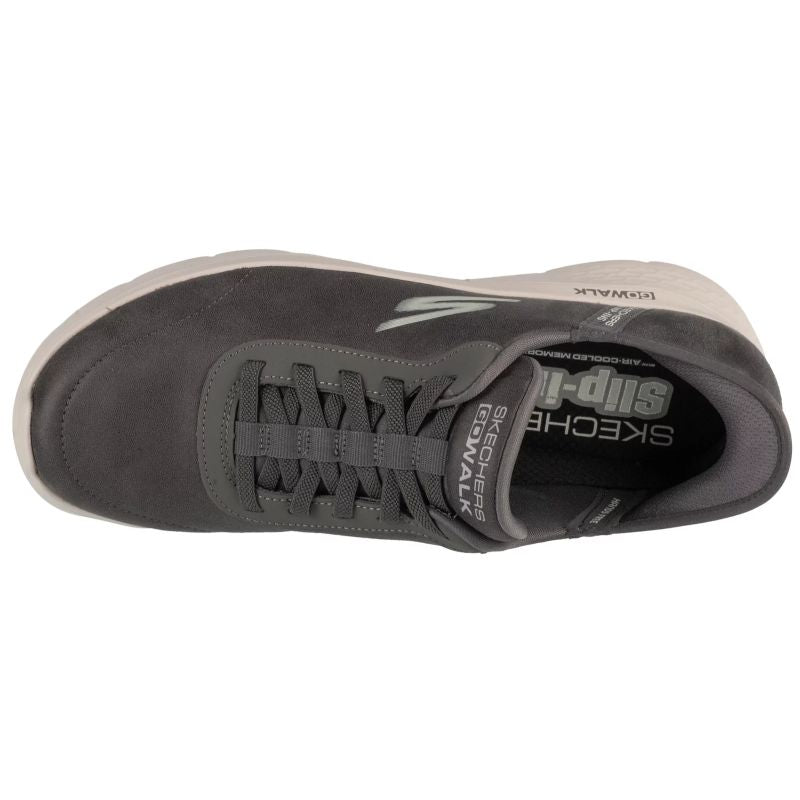 Skechers Slip-Ins GO Walk Flex Férfi Utcai Cipő - Szürke 216326-GRY