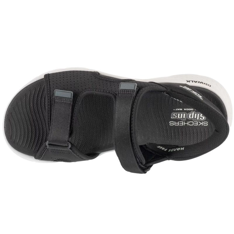 Skechers Slip-Ins: Go Walk Flex Sandal - Easy Entry Black Szandál 229210-BKGY