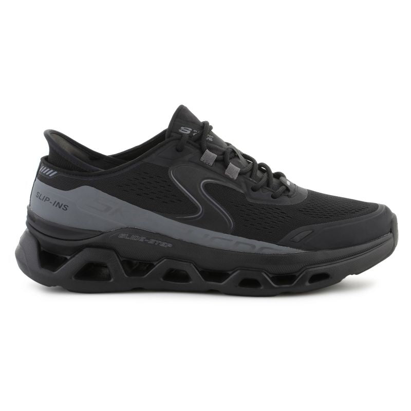 Skechers Slip-ins: Owen - Connell Black Cipő férfi 205625-BLK