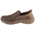 Skechers Slip-Ins Pollard Osgood Férfi Bőrcipő - Barna 205334-COC