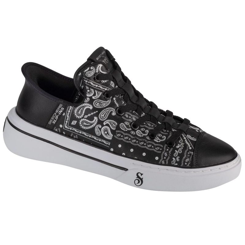 Skechers Slip-Ins Snoop One - Double G Black Cipő férfi 251017-BKW