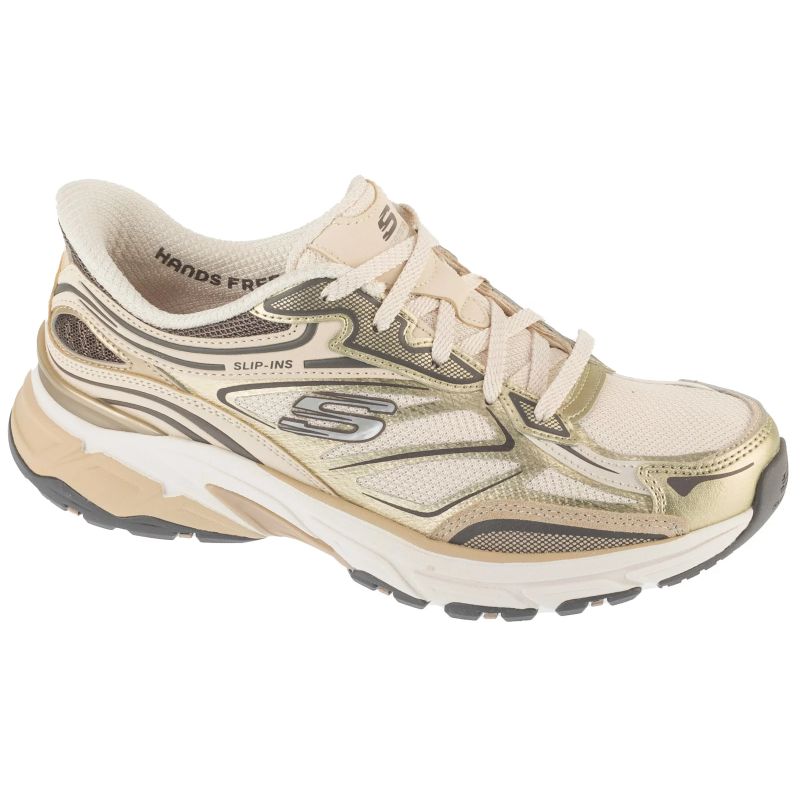 Skechers Slip-Ins: Stamina Sport utcai cipő, bézs