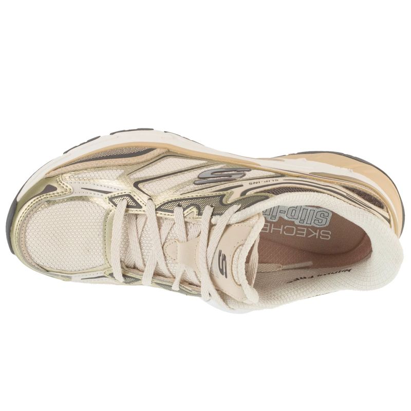 Skechers Slip-Ins: Stamina Sport utcai cipő, bézs