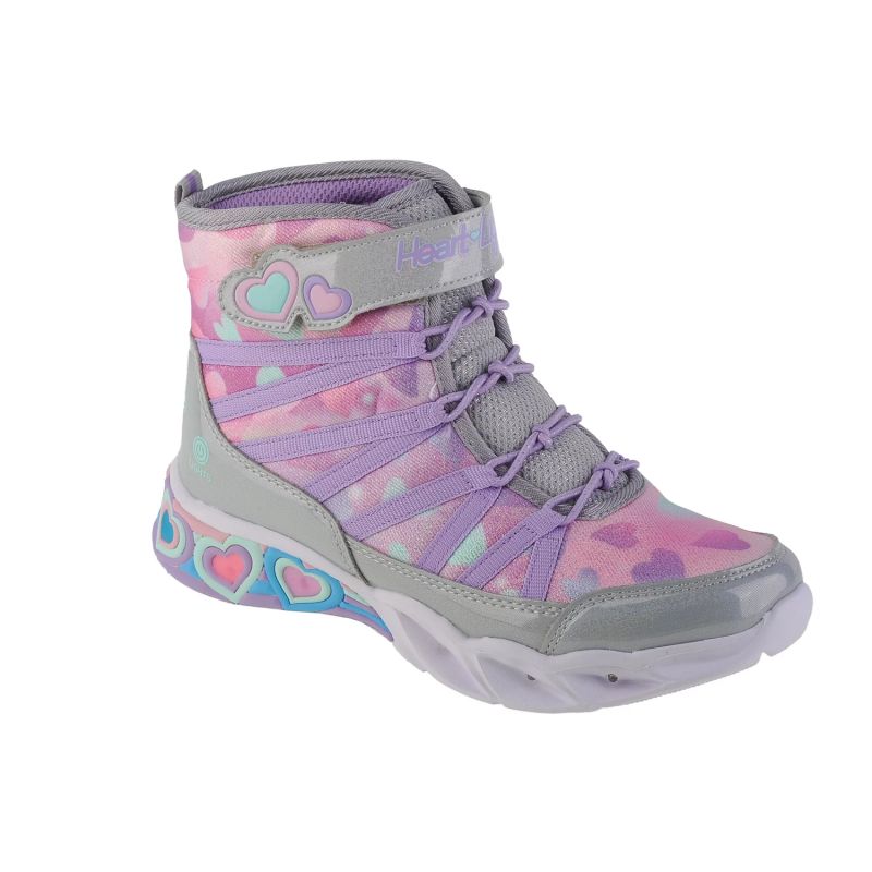 Skechers Sweetheart Lights - Dreamy Love Silver gyerek 302667L-SMLT
