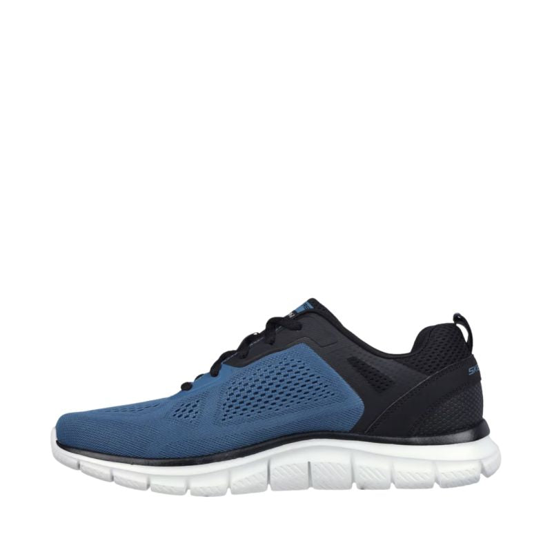 Skechers Track Broader Men's Shoes Blue 232698 BLBK kék cipő férfi