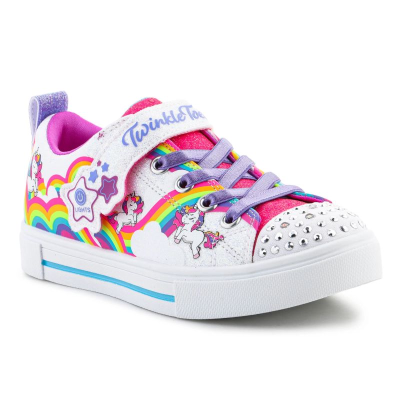 Skechers Twinkle Toes S Lights Twinkle Sparks Jumpin Clouds Jr 314809L-WMLT Cipő - Sportmania.hu