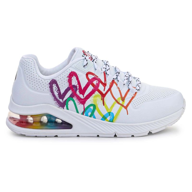 Skechers Uno 2 Shoes - Floating Love W Utcai női 155521-WHT
