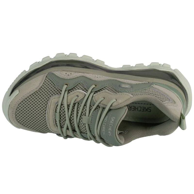 Skechers Uno Chaos Férfi Utcai Cipő - Zöld 177935-SAGE