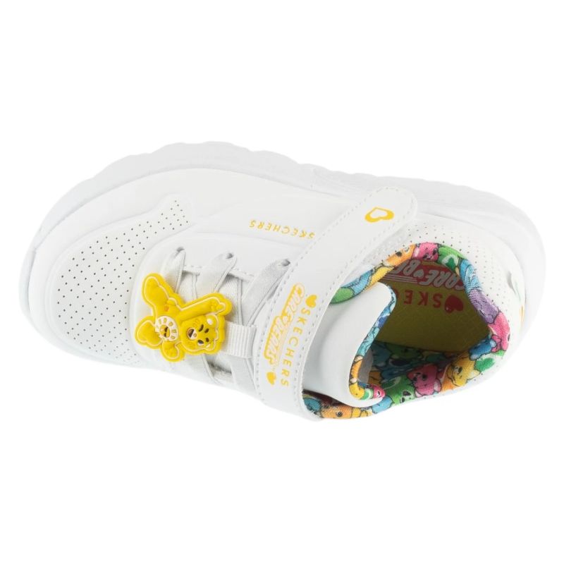 Skechers Uno Lite – Bear Spirit gyerek utcai cipő, fehér