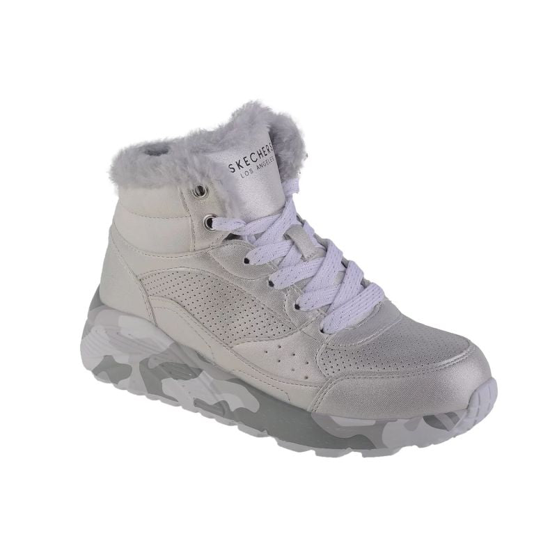 Skechers Uno Lite - Camo Dazzle Silver gyerek 310485L-SLGY