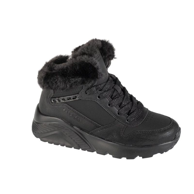 Skechers Uno Lite - Comfurt Collar Black gyerek 310396L-BBK