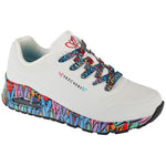 Skechers Uno - Ravaged Love fehér utcai cipő 177918-WMLT