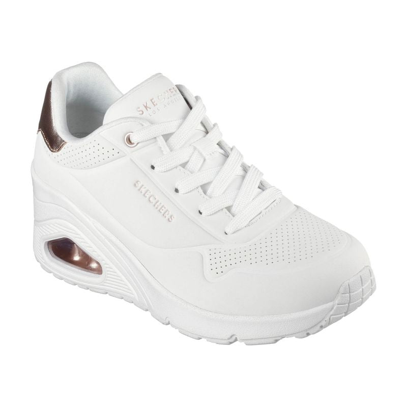 Skechers Uno Wedge-Hi Steps W Shoes női 177520-WHT